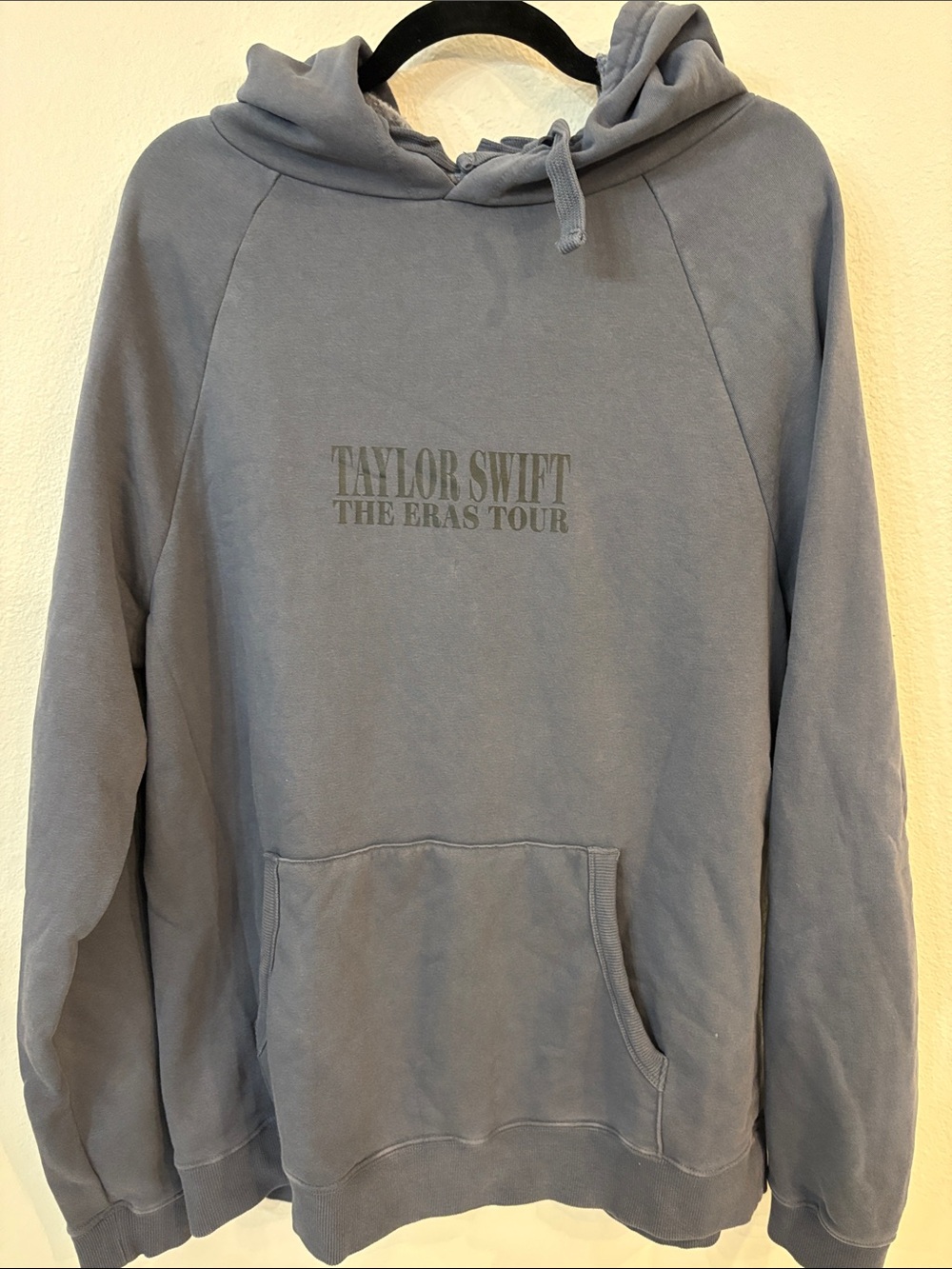 Taylor Swift Grey/Blue Crewneck Sweatshirt - The Eras Tour Logo